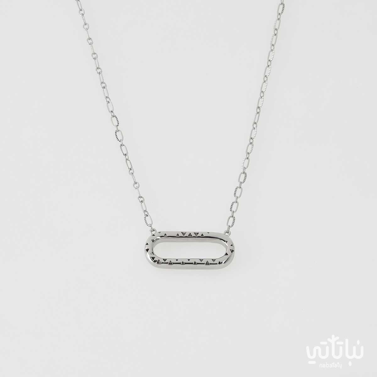 قلادة الطراز السلماني فضي